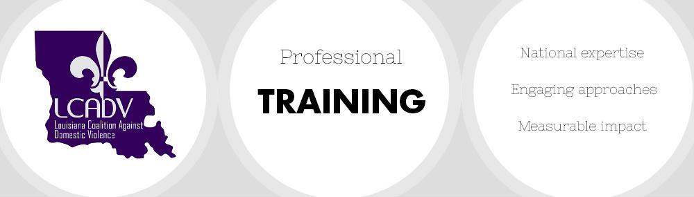 LCADV Learn more about our training programs